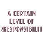 Irresponsible - Mens Authentic Singlet Design
