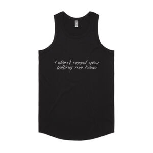 Telling - Mens Authentic Singlet Thumbnail