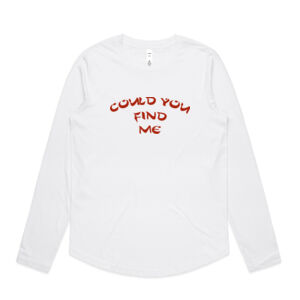 Find me - Womens Curve Longsleeve Tee Thumbnail