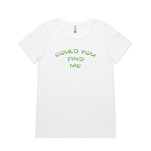 Find me - Womens Shallow Scoop Tee Thumbnail