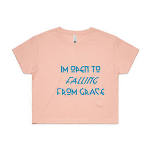 Open - Womens Crop Tee Thumbnail