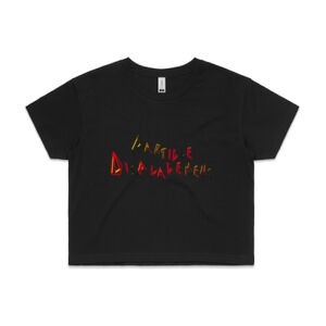 Particle - Womens Crop Tee Thumbnail