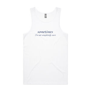 Sometimes - Mens Lowdown Singlet Thumbnail