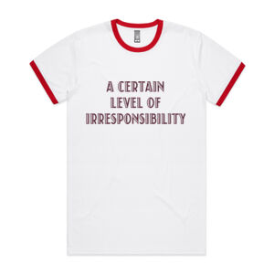 Irresponsible - Mens Ringer Tee Thumbnail