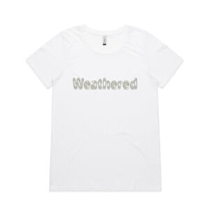 Weathered - Womens Shallow Scoop Tee Thumbnail
