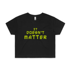 Matter - Womens Crop Tee Thumbnail